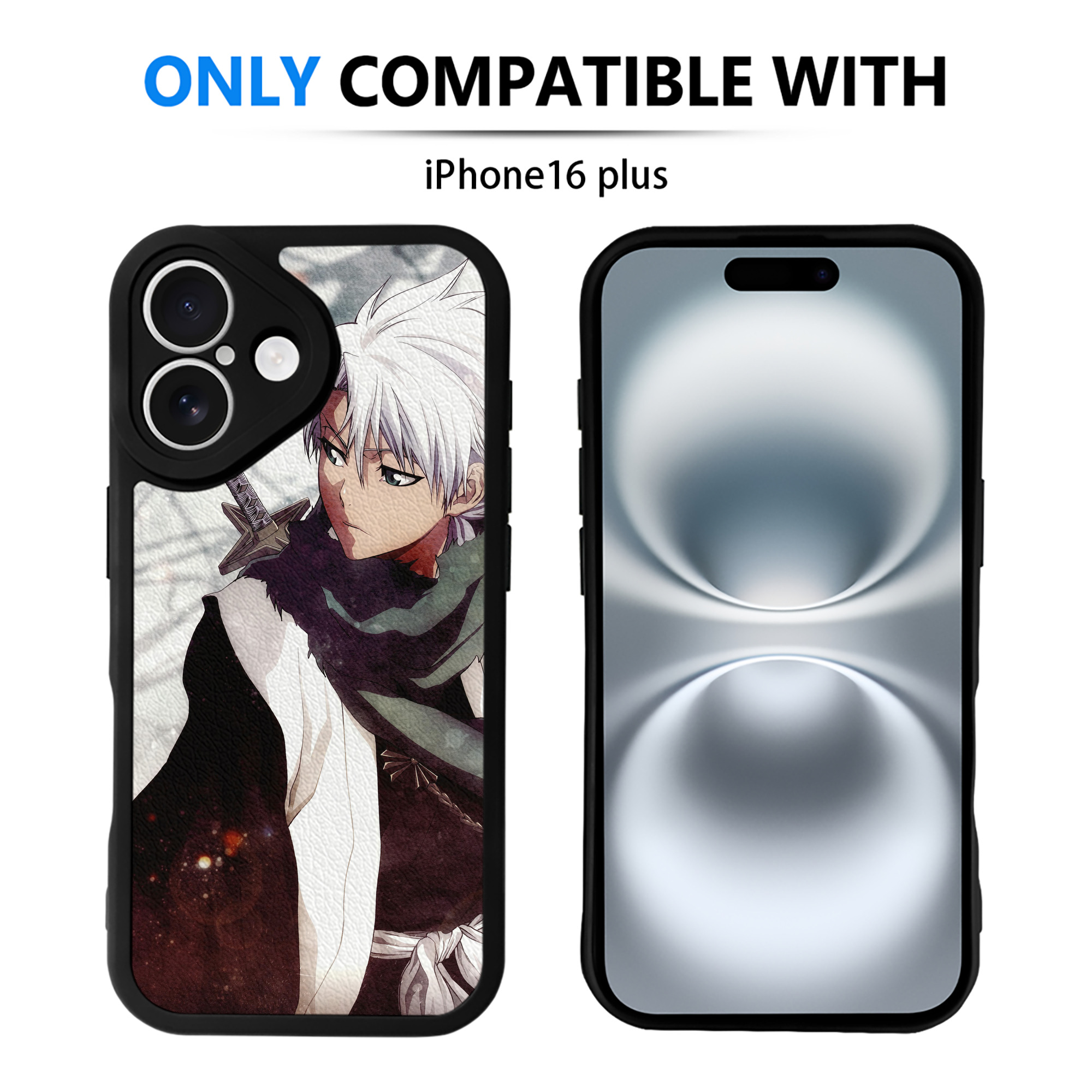 （画像用） ブリーチ BLEACH 【iPhone 16シリーズ対応】シリコンスマホケース（レザー調） 材質：シリコン